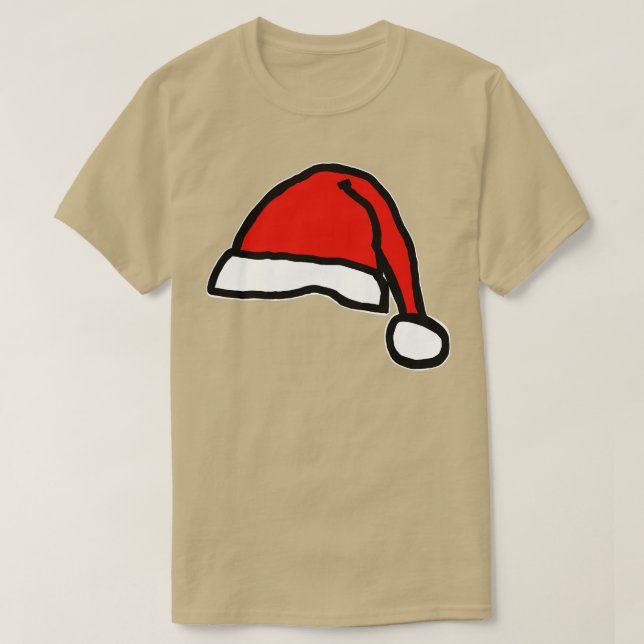 T-shirt Casquette De Noël Pour Père Noël (Design devant)