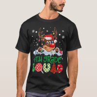 Casquette de Père Noël de renne Équipe de 4e année