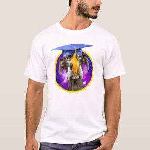T-shirt Casquette de port de chien drôle d'obtention du