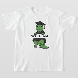 T-shirt Casquette de remise de diplôme Dinosaure Mignon No