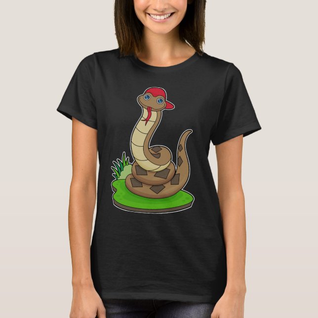 T-shirt Casquette de serpent (Devant)