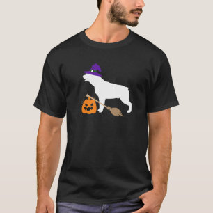 T-shirt Casquette de sorcière Rottweiler Costume de chien 