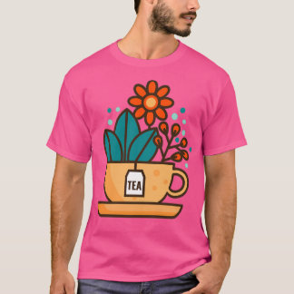 T-shirt Casquette de thé