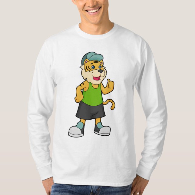 T-shirt Casquette de tigre (Devant)
