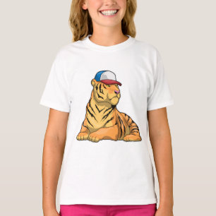 T-shirt Casquette de tigre