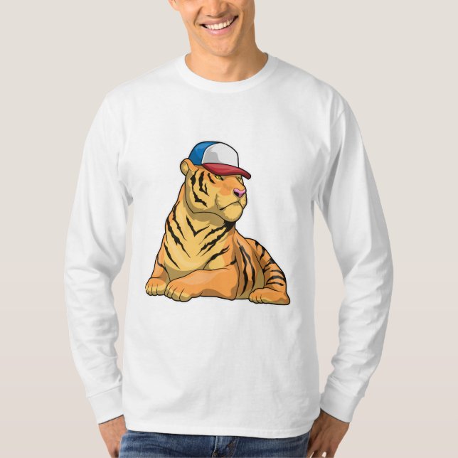 T-shirt Casquette de tigre (Devant)