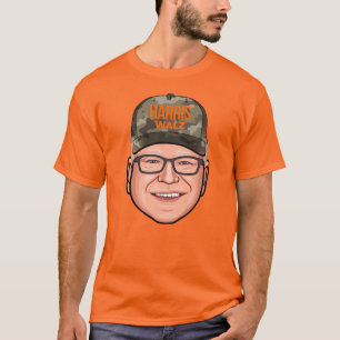 T-shirt Casquette de Tim Walz Camouflage