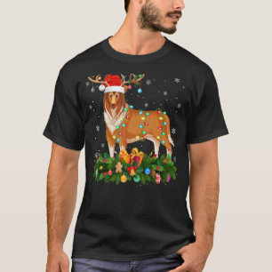 T-shirt Casquette des Rennes de Noël Père Noël Rough Colli