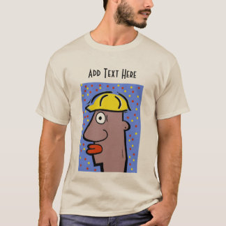 T-shirt Casquette dur, ajouter du texte