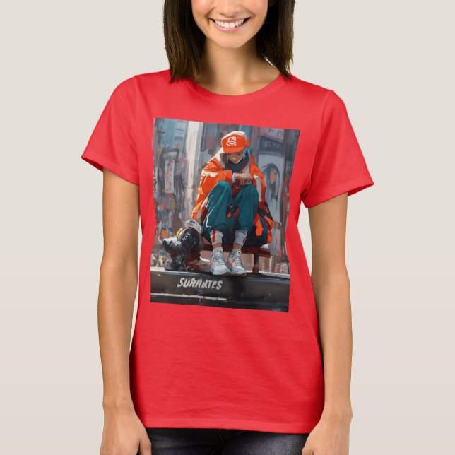 T-shirt CASQUETTE : Hip-Hop Vibe Tee (Devant)
