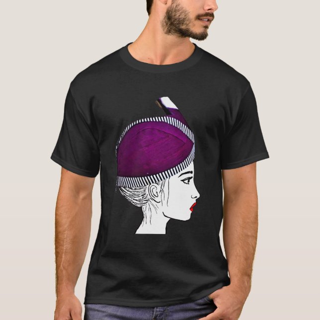 T-shirt Casquette Hmong Purple (Devant)