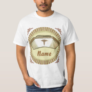 T-shirt Casquette infirmière Sepia