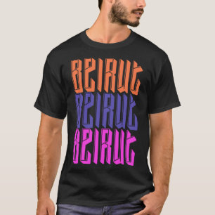 T-shirt Casquette libanais Beyrouth Liban rétro vintage co