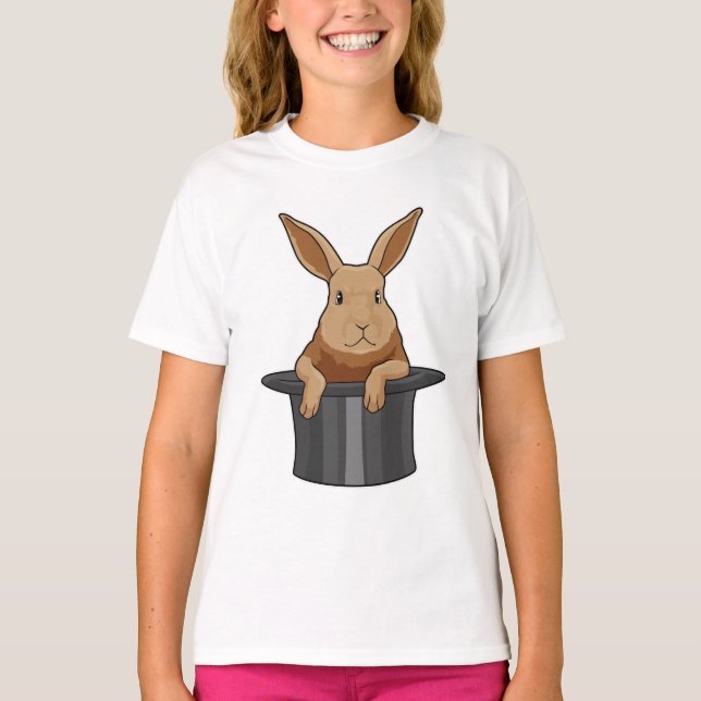 T-shirt Casquette magicien lapin (Devant)