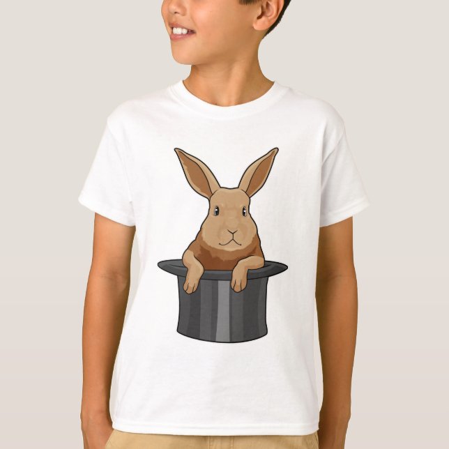 T-shirt Casquette magicien lapin (Devant)
