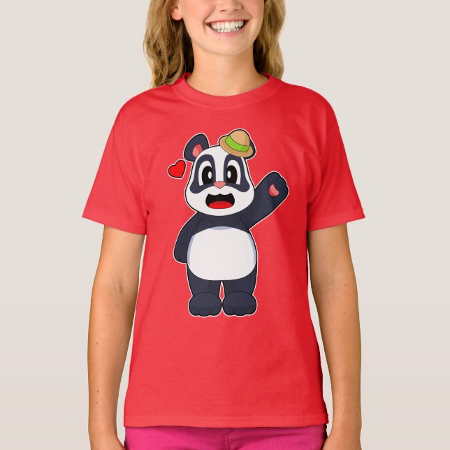 T-shirt Casquette Panda (Devant)