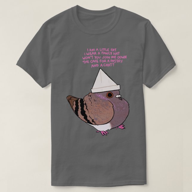 T-shirt Casquette Pigeon 2 (Design devant)