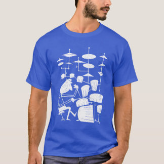 T-shirt Casquette Playhat Batteur Tambours Jazz Rock Class