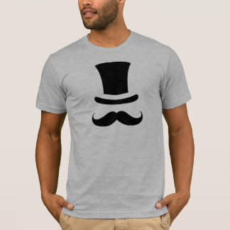 T-shirt Casquette supérieur de moustache/moustache