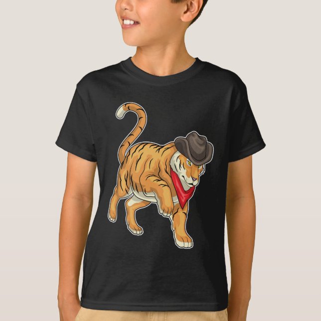 T-shirt Casquette Tiger Cowboy Cowboy (Devant)