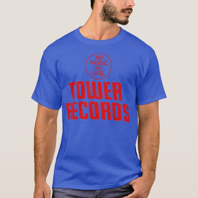 T-shirt Casquette Tower Records (Devant)
