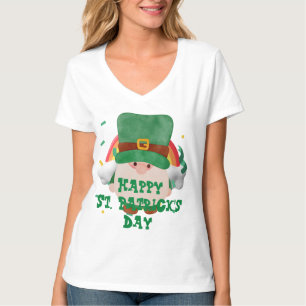 T-shirt Casquette vert chanceux Shamrock St. Patrick's Day