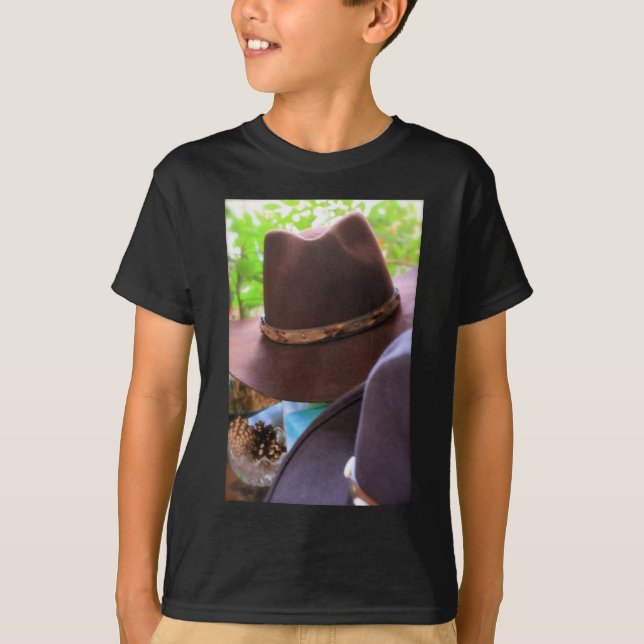T-shirt Casquettes Cowboy (Devant)