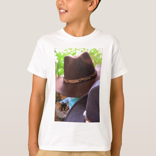 T-shirt Casquettes Cowboy (Devant)