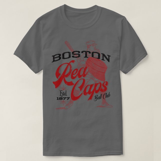 T-shirt Casquettes rouges de Boston (Design devant)