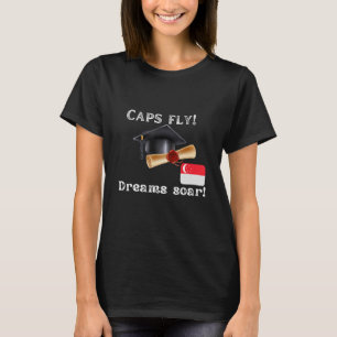 T-shirt CASQUETTES VOL RÊVES SOAR félicitations à tous Sin