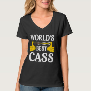 T-shirt Cass Nom personnel drôle Prénom World's Best C