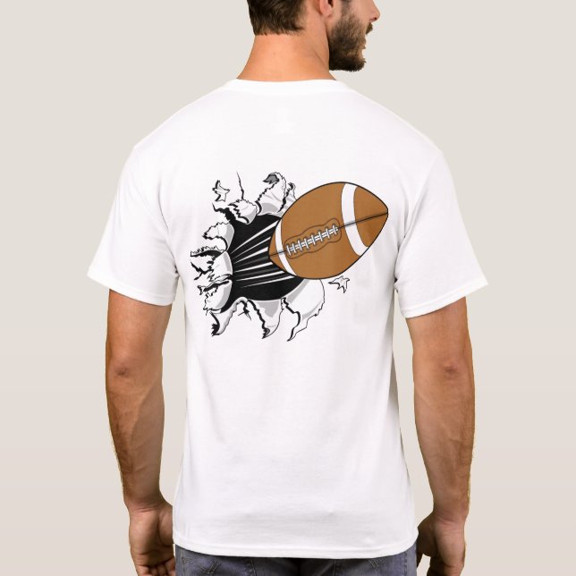 T-shirt Casse-brique de football (Dos)