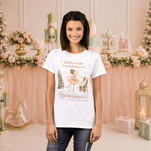 T-shirt Casse-Noisette personnalisé Ballerine Sugar Plum M