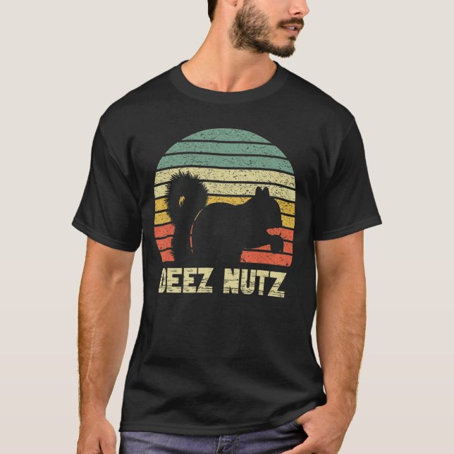 T-shirt Casse-noix Deez Nuts Écureuil Deez Nutz Deezs Nut  (Devant)