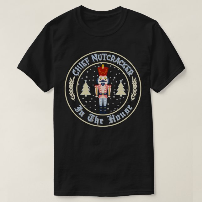 T-shirt Casse-noix en chef à la maison (Design devant)