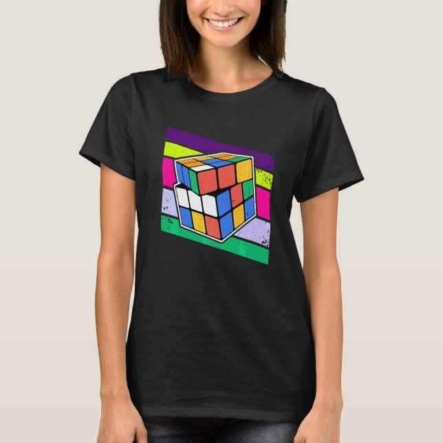 T-shirt Casse-tête de Speed Cubing (Devant)