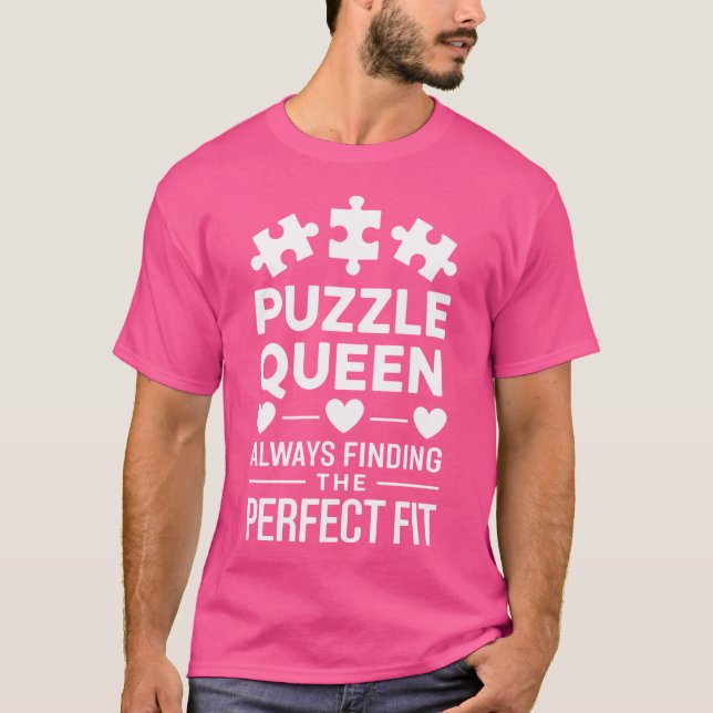 T-shirt Casse-tête drôle de Puzzler (Devant)