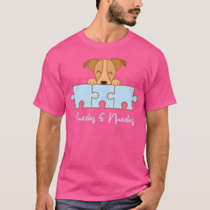 T-shirt Casse-tête Nuzzles Jeu de puzzle pour chien Pièce 