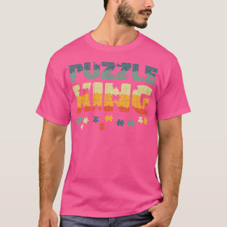 T-shirt Casse-tête Roi Drôles Puzzles Puzzle