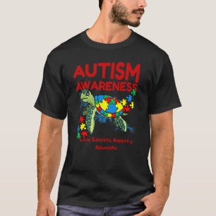 T-shirt Casse-tête Tortue Sensibilisation à l'autisme Mama