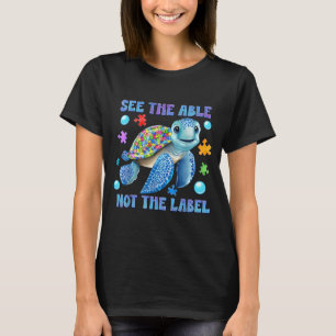 T-shirt Casse-tête Tortue Voir la capacité, pas l'étiquett