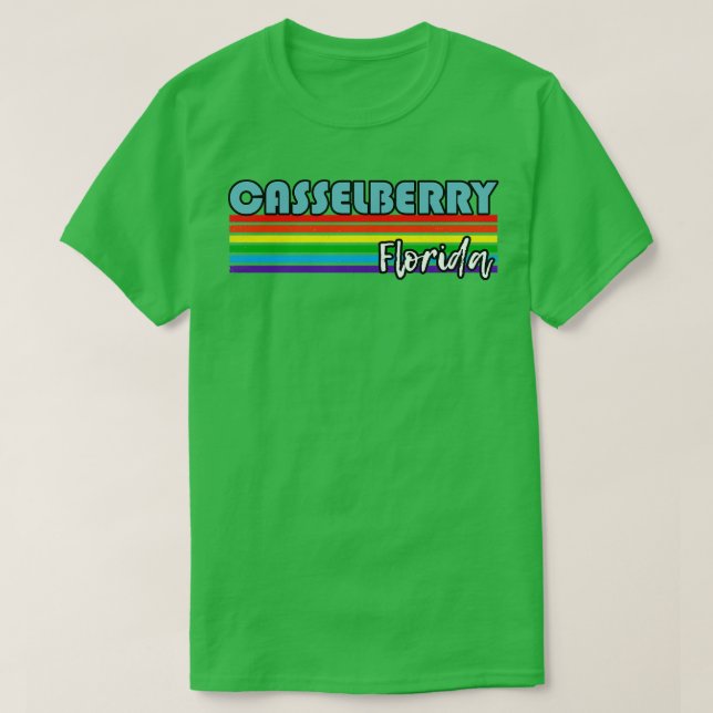 T-shirt Casselberry Florida Pride Casselberry LGBT Cadeau  (Design devant)