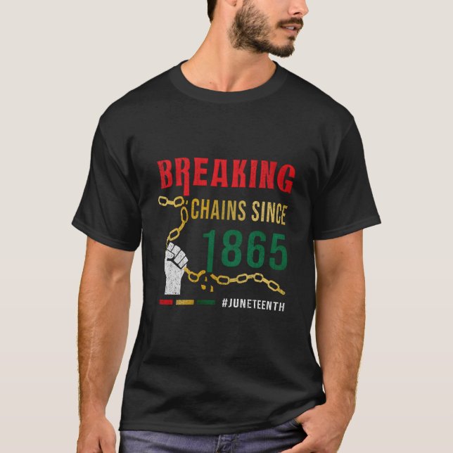 T-shirt Casser les Chaînes Depuis 1865 Junenth (Devant)