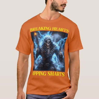 T-shirt Casser les cœurs Déchirer les tartes Garçon étrang