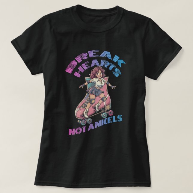 T-shirt Casser les cœurs pas les chevilles (Design devant)