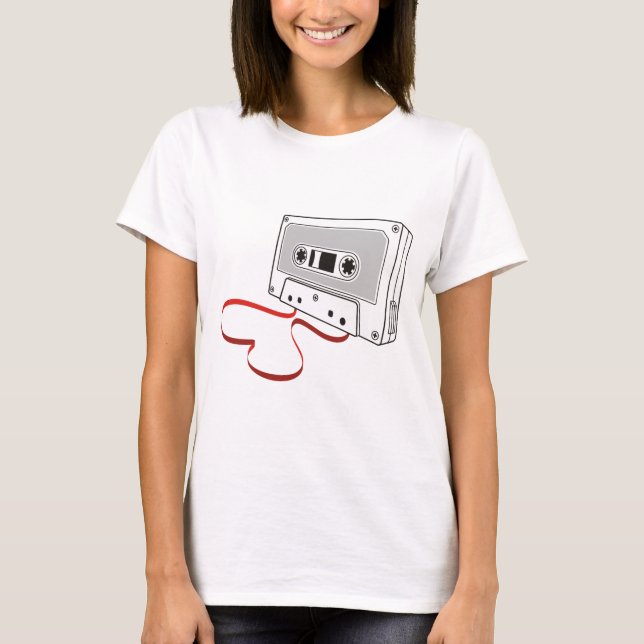 T-shirt cassette audio (Devant)