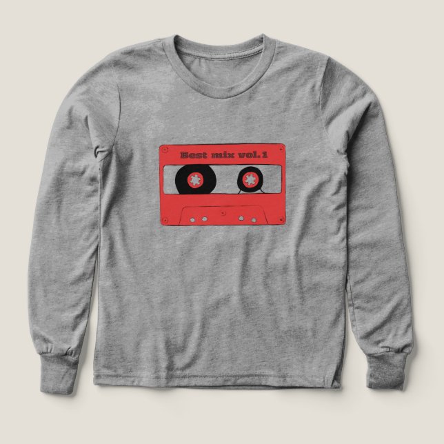 T-Shirt Cassette Audio (Motif recto)