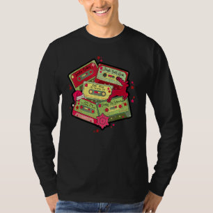 T-shirt Cassette audio des années 80 Chanson de Noël des a