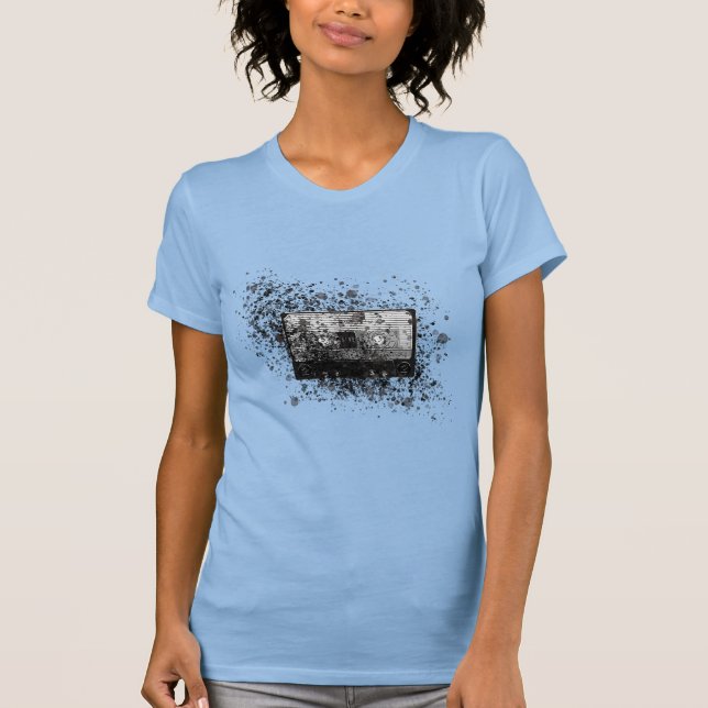 T-shirt Cassette audio rétro (Devant)