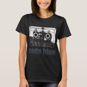 T-SHIRT CASSETTE CODE BLUE
